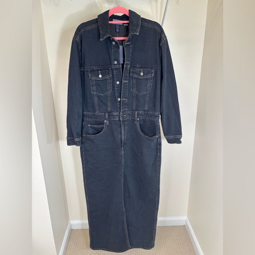 Universal Thread Black Wash Denim Dress
